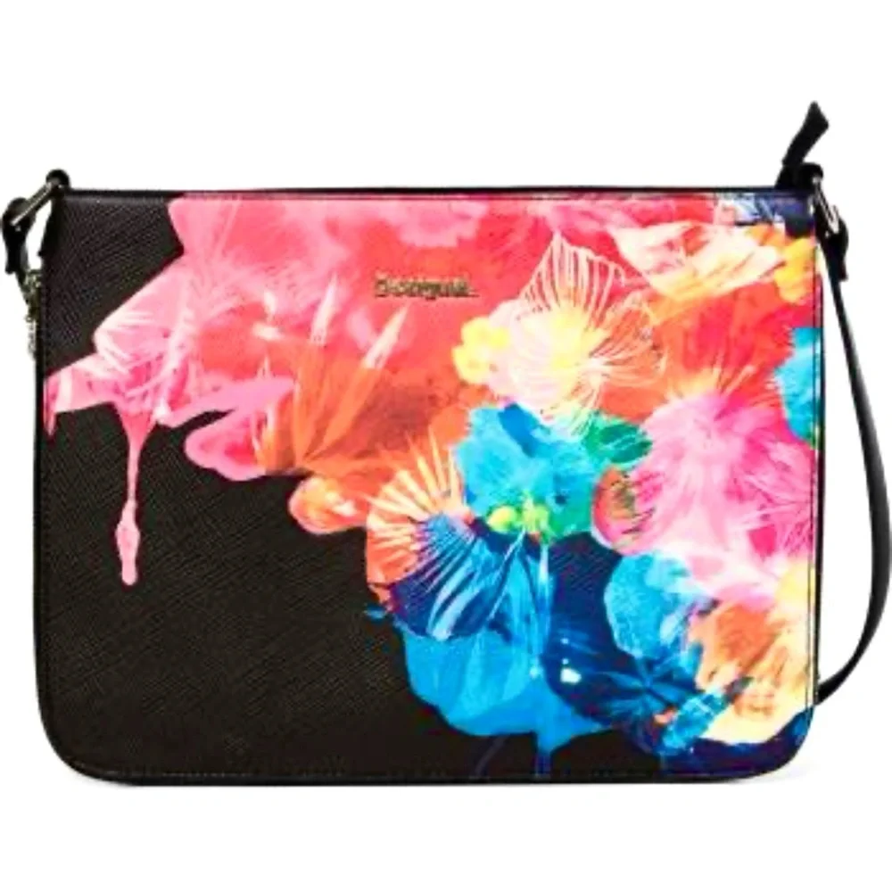 Desigual Corel Molina Expandable Leather Crossbody & Shoulder Bag New Condition